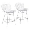 Wire Chrome High Back Metal Counter Height (24-17 in.) Bar Stool by ZUO -BOSS Offic Shop chrome zuo bar stools 188018 64 1000