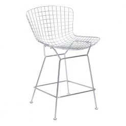 Wire Chrome High Back Metal Counter Height (24-17 in.) Bar Stool by ZUO 9 Wire Chrome High Back Metal Counter Height (24-17 in.) Bar Stool by ZUO -BOSS Offic Shop chrome zuo bar stools 188018 c3 1000