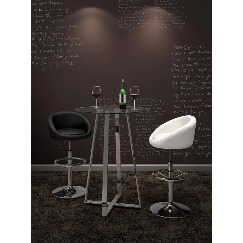 Lemon Chrome Drop Counter Table by ZUO 5 Lemon Chrome Drop Counter Table by ZUO - Image 3