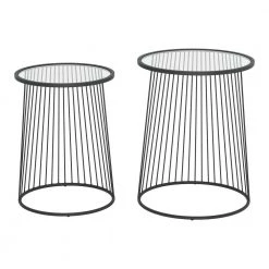 Shine Clear and Black Nesting Tables by ZUO 19 Shine Clear and Black Nesting Tables by ZUO -Default Template 6 clear black zuo end side tables 101473 4f 1000