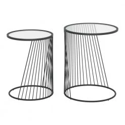 Shine Clear and Black Nesting Tables by ZUO 21 Shine Clear and Black Nesting Tables by ZUO -Default Template 6 clear black zuo end side tables 101473 fa 1000