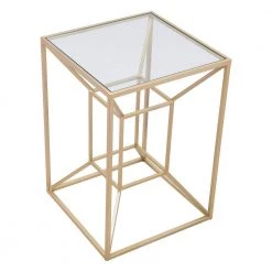 Canyon Clear and Gold Side Table by ZUO 12 Canyon Clear and Gold Side Table by ZUO -Default Template 6 clear gold zuo end side tables 101469 1f 1000