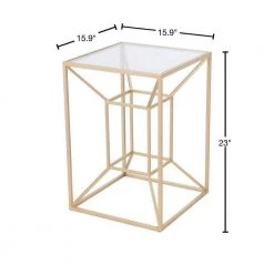 Canyon Clear and Gold Side Table by ZUO 10 Canyon Clear and Gold Side Table by ZUO -Default Template 6 clear gold zuo end side tables 101469 40 1000