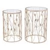 Sage Gold Side Table Set by ZUO 1 Sage Gold Side Table Set by ZUO -Default Template 6 clear gold zuo end side tables 101474 64 1000