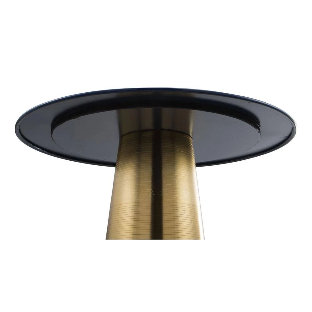 Reo Dark Blue and Gold Side Table by ZUO 6 Reo Dark Blue and Gold Side Table by ZUO - Image 4