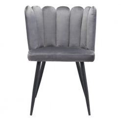 Adele Dark Gray, Black Polyester Dining Side Chair Set of 2 by ZUO 15 Adele Dark Gray, Black Polyester Dining Side Chair Set of 2 by ZUO -Default Template 6 dark gray zuo dining chairs 101524 1f 1000