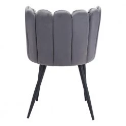 Adele Dark Gray, Black Polyester Dining Side Chair Set of 2 by ZUO 16 Adele Dark Gray, Black Polyester Dining Side Chair Set of 2 by ZUO -Default Template 6 dark gray zuo dining chairs 101524 44 1000