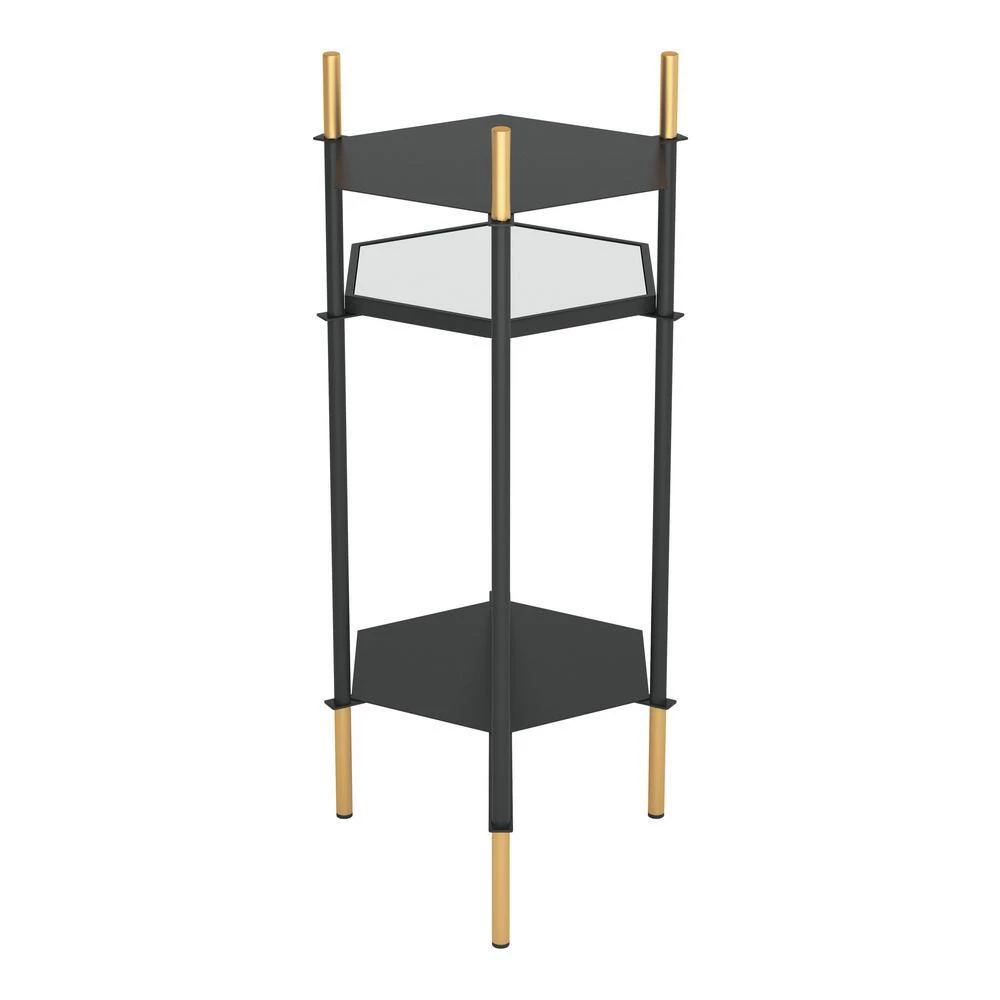 Austin Gold and Black Side Table by ZUO 6 Austin Gold and Black Side Table by ZUO - Image 4
