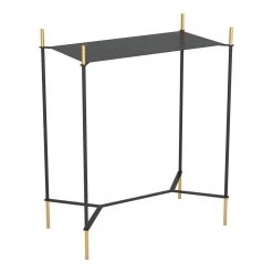 Austin Gold and Black Side Table by ZUO