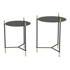 Austin Black Side Table by ZUO 13 Austin Black Side Table by ZUO -Default Template 6 gold black zuo end side tables 101471 1f 1000