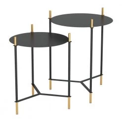 Austin Black Side Table by ZUO 14 Austin Black Side Table by ZUO -Default Template 6 gold black zuo end side tables 101471 44 1000