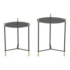 Austin Black Side Table by ZUO 12 Austin Black Side Table by ZUO -Default Template 6 gold black zuo end side tables 101471 4f 1000