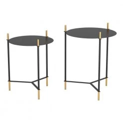 Austin Black Side Table by ZUO