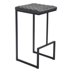 Element 17 in. Gray Bar Stool by ZUO