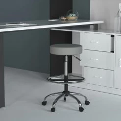 Grey Caressoft Medical/Drafting Stool by BOSS Office Products 9 Grey Caressoft Medical/Drafting Stool by BOSS Office Products -Default Template 6 gray boss office products drafting chairs b16240 gy 31 1000