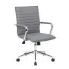 Gray Contemporary Styled Task Chair with Chrome Finish Arms and Adjustable Seat Height by BOSS Office Products -Default Template 6 gray boss office products task chairs b9533c gy 64 1000