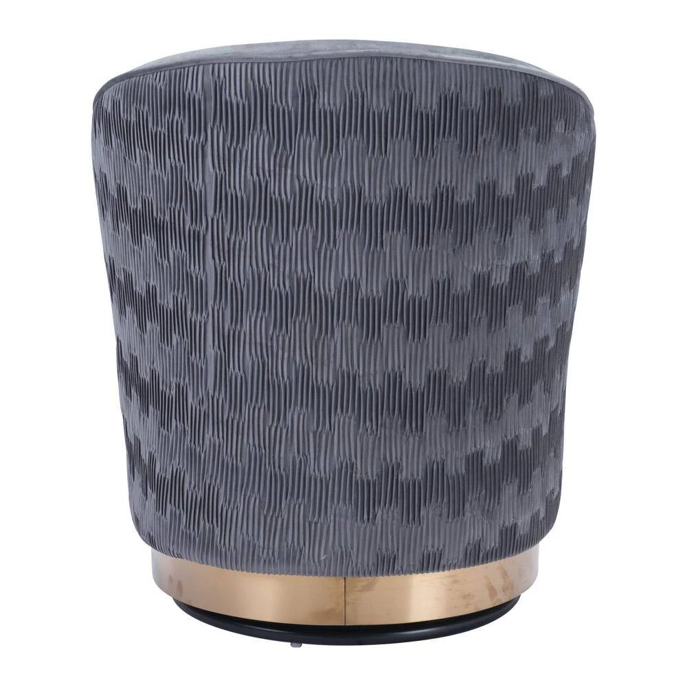 Zelda Gray Accent Chair by ZUO 6 Zelda Gray Accent Chair by ZUO - Image 4