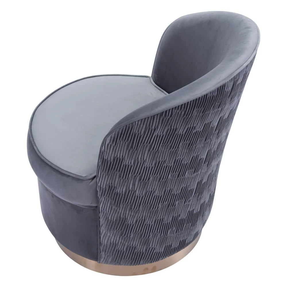 Zelda Gray Accent Chair by ZUO 8 Zelda Gray Accent Chair by ZUO - Image 6