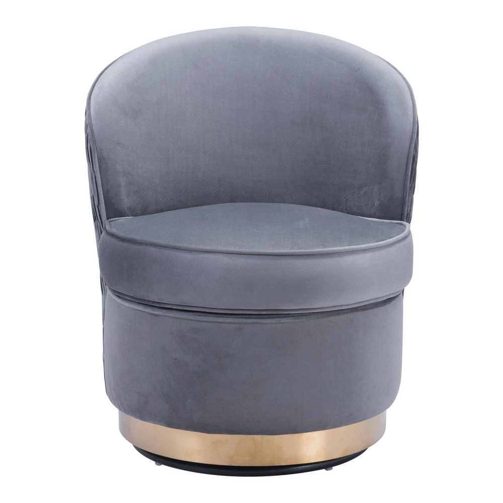 Zelda Gray Accent Chair by ZUO 4 Zelda Gray Accent Chair by ZUO - Image 2
