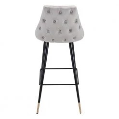 Piccolo Bar Chair Gray by ZUO 12 Piccolo Bar Chair Gray by ZUO -Default Template 6 gray zuo bar stools 101097 44 1000