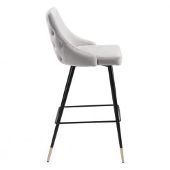 Piccolo Bar Chair Gray by ZUO 11 Piccolo Bar Chair Gray by ZUO -Default Template 6 gray zuo bar stools 101097 4f 1000