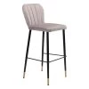 Manchester Bar Chair Gray by ZUO 2 Manchester Bar Chair Gray by ZUO -Default Template 6 gray zuo bar stools 101709 64 1000