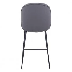 Miles Counter Chair Gray by ZUO -BOSS Offic Shop gray zuo bar stools 101744 44 1000