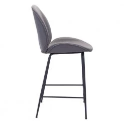 Miles Counter Chair Gray by ZUO -BOSS Offic Shop gray zuo bar stools 101744 4f 1000