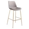 Tony Bar Chair Gray & Gold by ZUO 2 Tony Bar Chair Gray & Gold by ZUO -Default Template 6 gray zuo bar stools 101756 64 1000