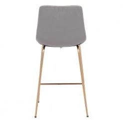 Tony Counter Chair Gray & Gold by ZUO 11 Tony Counter Chair Gray & Gold by ZUO -Default Template 6 gray zuo bar stools 101761 44 1000