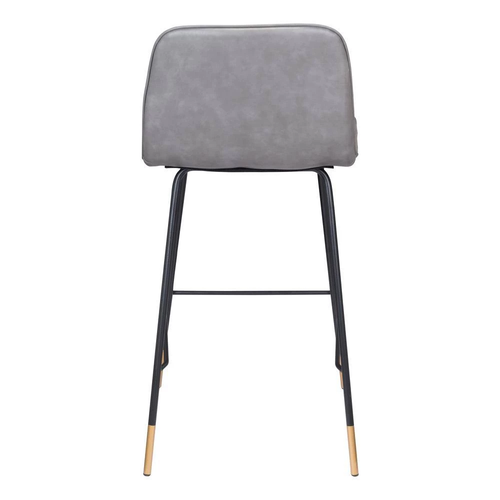 Var Counter Chair Gray by ZUO 7 Var Counter Chair Gray by ZUO - Image 5