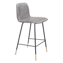 Var Counter Chair Gray by ZUO