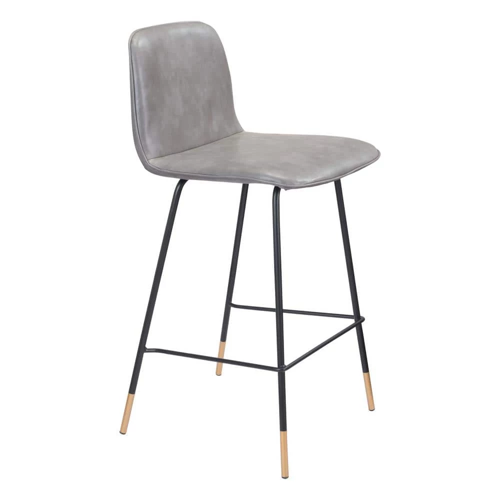 Var Counter Chair Gray by ZUO 3 Var Counter Chair Gray by ZUO