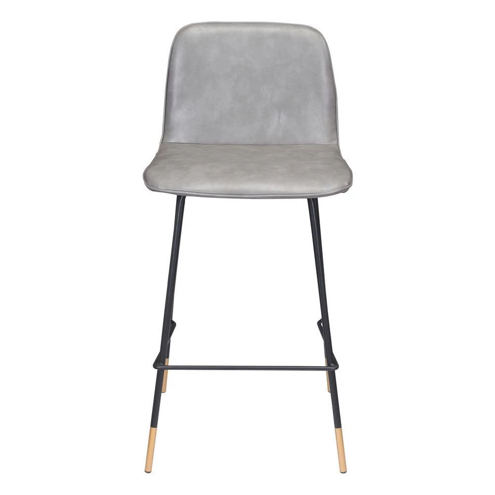 Var Counter Chair Gray by ZUO 4 Var Counter Chair Gray by ZUO - Image 2
