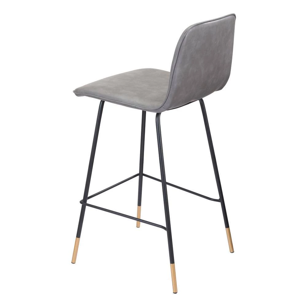 Var Counter Chair Gray by ZUO 8 Var Counter Chair Gray by ZUO - Image 6
