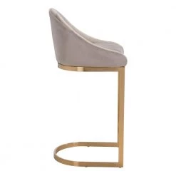 Scott Gray Backless Metal Bar Height (28-33 in.) Bar Stool by ZUO -Default Template 6 gray zuo bar stools 101974 4f 1000