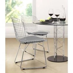 Wire/Mesh Gray Bar Cart by ZUO -Default Template 6 gray zuo chair pads 188009 31 1000