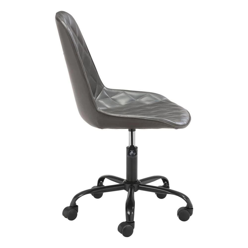 Ceannaire Gray Office Chair by ZUO 5 Ceannaire Gray Office Chair by ZUO - Image 3