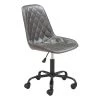 Ceannaire Gray Office Chair by ZUO 2 Ceannaire Gray Office Chair by ZUO -Default Template 6 gray zuo task chairs 101982 64 1000