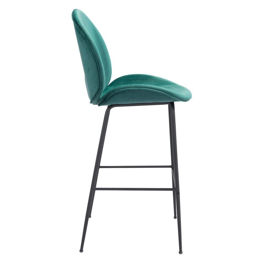 Miles Bar Chair Green by ZUO 5 Miles Bar Chair Green by ZUO - Image 3