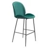 Miles Bar Chair Green by ZUO -Default Template 6 green zuo bar stools 101750 64 1000