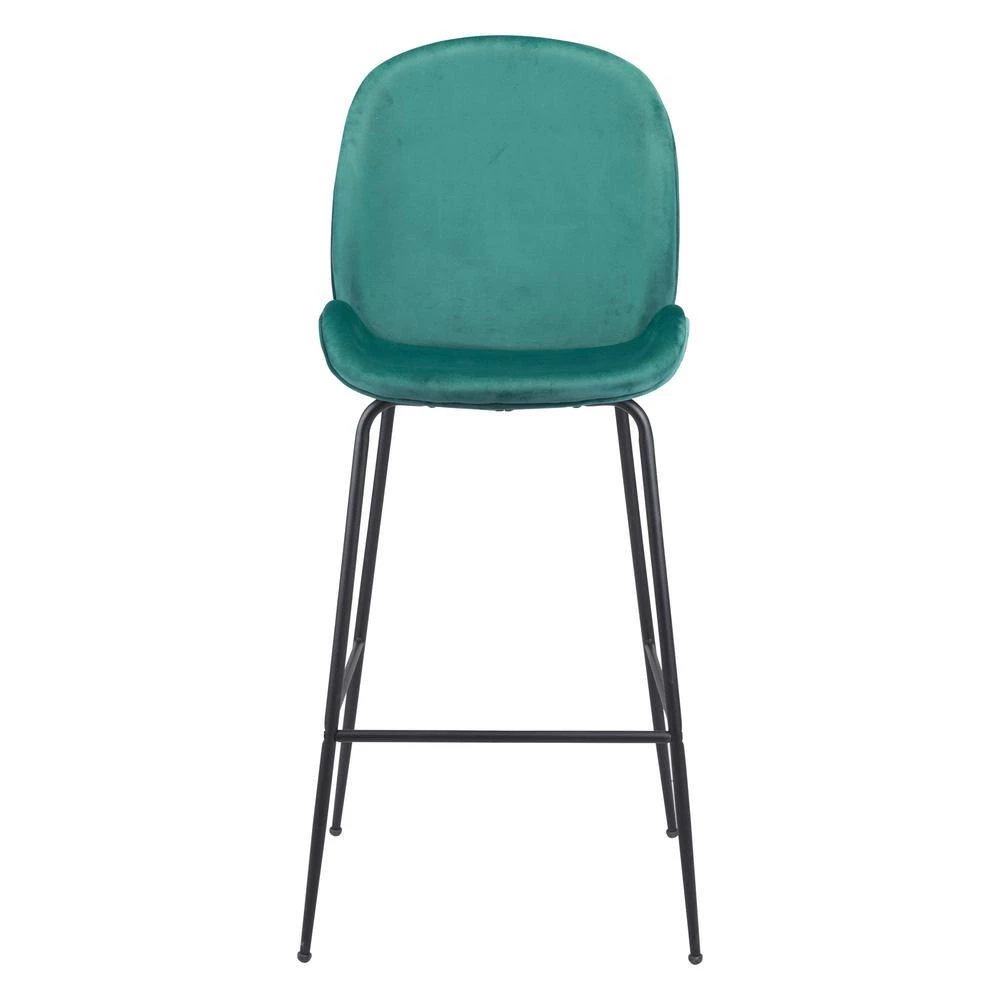 Miles Bar Chair Green by ZUO 4 Miles Bar Chair Green by ZUO - Image 2