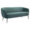 Karan 70.1 in. Green Microfiber 3-Seat Sofa by ZUO -Default Template 6 green zuo sofas couches 101859 64 1000