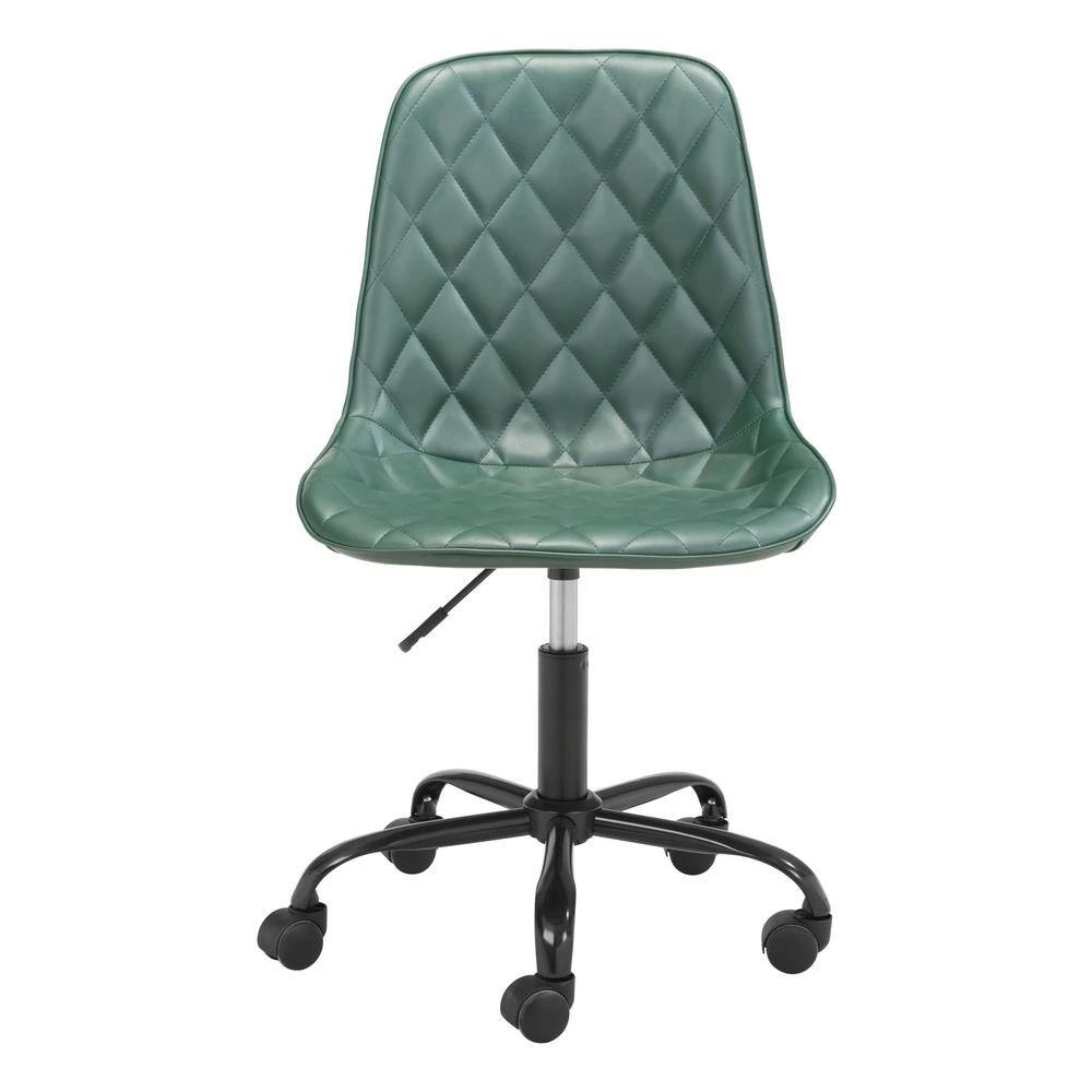 Ceannaire Green Office Chair by ZUO 4 Ceannaire Green Office Chair by ZUO - Image 2