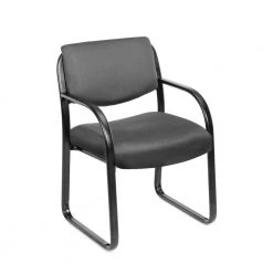 Grey Guest Arm Chair by BOSS Office Products