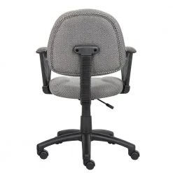 HomePro Loop Arm Task Chair Grey Tweed Fabric Pnuematic Lift by BOSS Office Products -Default Template 6 grey boss office products task chairs b317 gy 4f 1000