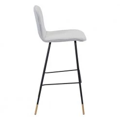 Gironde Bar Chair Light Gray by ZUO 10 Gironde Bar Chair Light Gray by ZUO -Default Template 6 light gray zuo bar stools 101897 4f 1000