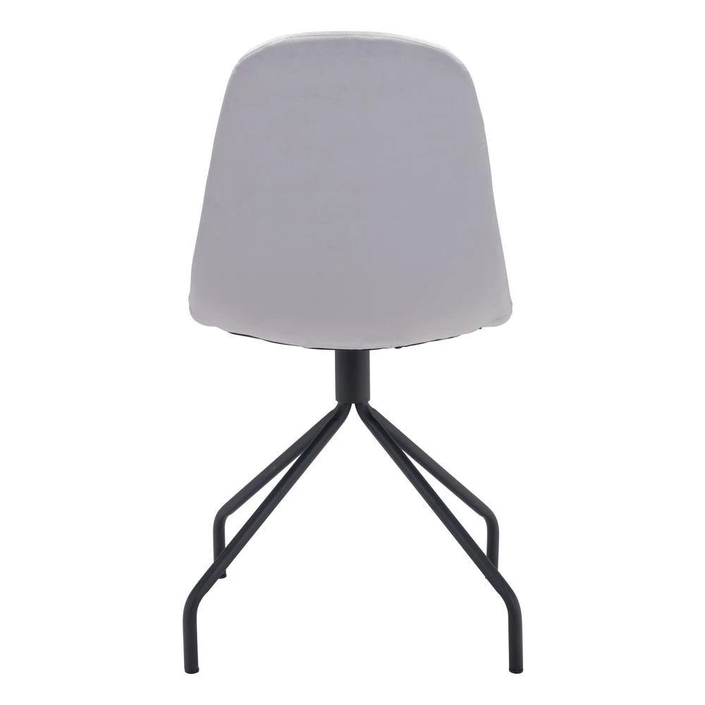 Slope Light Gray Dining Chair (Set of 2) by ZUO 7 Slope Light Gray Dining Chair (Set of 2) by ZUO - Image 5