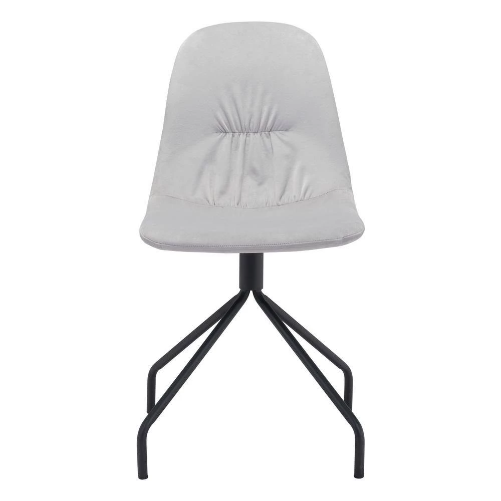 Slope Light Gray Dining Chair (Set of 2) by ZUO 4 Slope Light Gray Dining Chair (Set of 2) by ZUO - Image 2