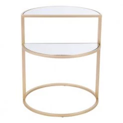 Terrace Mirror and Gold Side Table by ZUO -Default Template 6 mirror gold zuo end side tables 101470 4f 1000